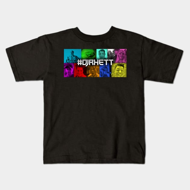 DJRhett Page Kids T-Shirt by yallcatchinunlimited